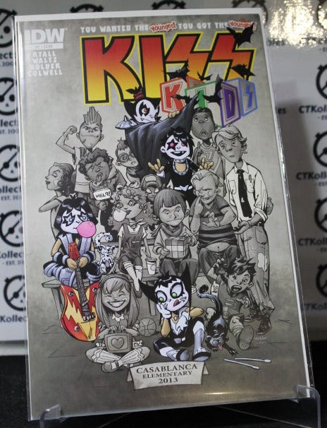 KISS KIDS # 2 CASABANCA ELEMENTARY YOU WANTED THE YOUNGEST! NM IDW COMIC BOOK 2013