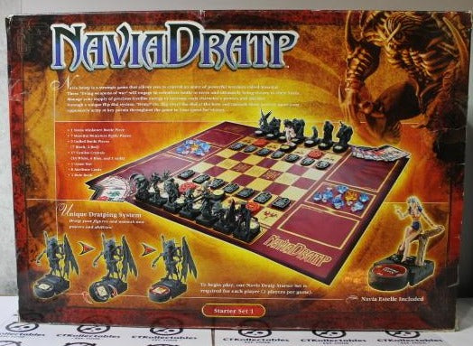 NAVIA DRATP COLLECTIBLE MINIATURES GAME STARTER SET 1 UNOPENED BOX BY BANDAI 2004