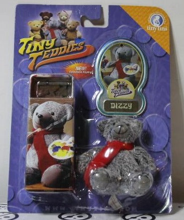 TINY TEDDIES # 0007 DIZZY RARE TINY TINS TOY COLLECTABLE UNOPENED SEALED AUSTRALIAN TRACK STARS