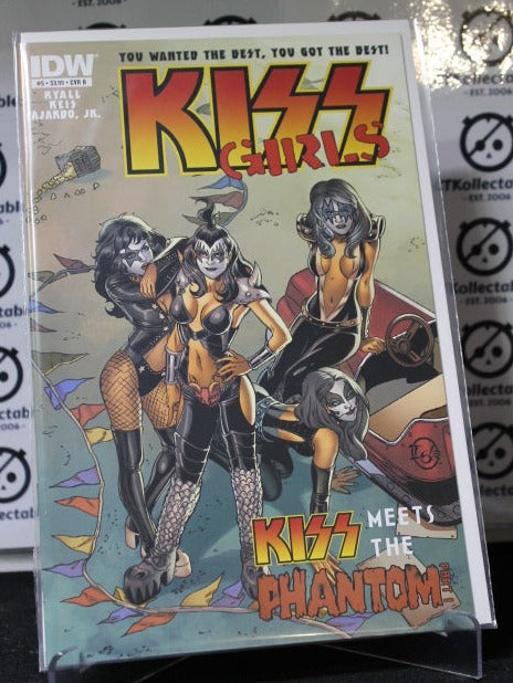 KISS GIRLS # 5 KISS MEETS THE PHANTOM B COVER IDW COMICS  2012