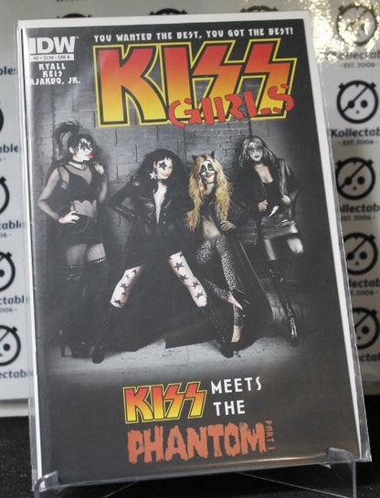 KISS GIRLS # 5 KISS MEETS THE PHANTOM A COVER IDW COMICS  2012