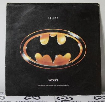 BATMAN - PRINCE - BATDANCE - 7" 45 VINYL RECORD w PICT SLV - 1989