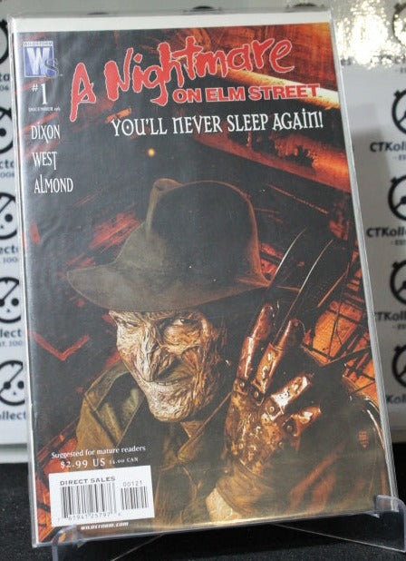 A NIGHTMARE ON ELM STREET # 1 YOU'LL NEVER SLEEP AGAIN BRADSTREET VARIANT  WILDSTORM COMIC BOOK 2006
