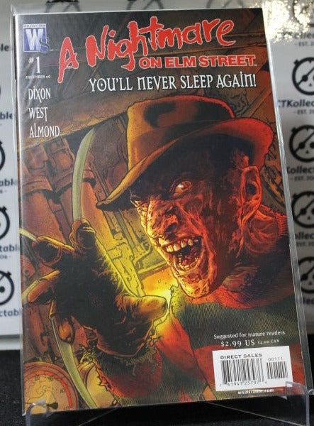 A NIGHTMARE ON ELM STREET # 1 YOU'LL NEVER SLEEP AGAIN WILDSTORM COMIC BOOK 2006