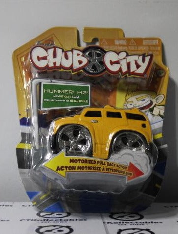 CHUB CITY HUMMER H2 YELLOW DIE CAST JADE TOYS 2006