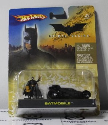 BATMAN  MATTEL HOT WHEELS BATMAN BEGINS BATMOBILE  DC COMICS WARNER BROS. 2005