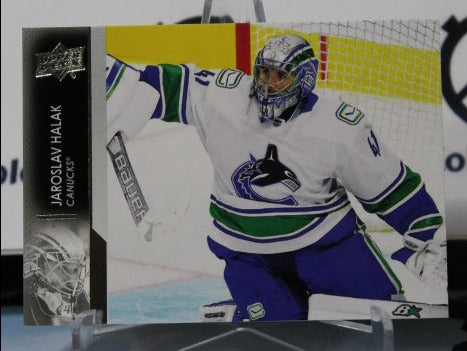 2021-22 UPPER DECK JAROSLAV HALAK # 650 VANCOUVER CANUCKS NHL HOCKEY TRADING CARD