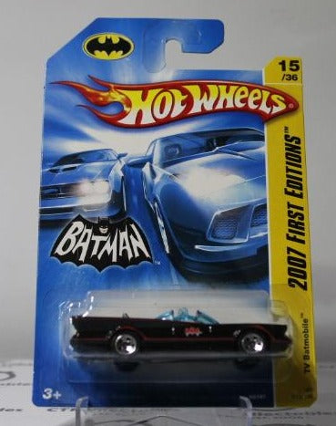 BATMAN MATTEL HOT WHEELS 15/156 TV BATMOBILE  15/36 2007 FIRST EDITIONS 1:64 DIE CAST WARNER BROS. DC COMICSB 2006