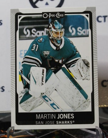 2021-22 O-PEE-CHEE MARTIN JONES # 133 SAN JOSE SHARKS NHL HOCKEY CARD