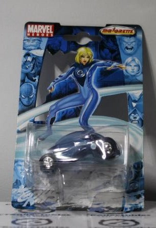 MARVEL HEROES INVISIBLE WOMAN MAJORETTE TOY CAR MARVEL COMICS 2005