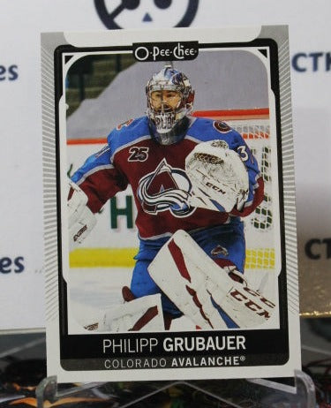 2021-22 O-PEE-CHEE PHILIPP GRUBAUER  # 213 COLORADO AVALANCHE  NHL HOCKEY TRADING CARD