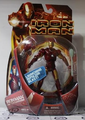 IRON MAN ACTION FIGURE 2008 HASBRO MARVEL COMIC BOOK SUPER HERO UNOPENED