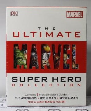 MARVEL THE ULTIMATE SUPER HERO COLLECTION 3 BOOK BOX SET THE AVENGERS, IRONMAN, SPIDER-MAN  NM / VF (HARDCOVER) 2015