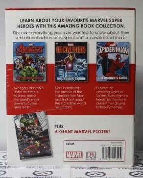 MARVEL THE ULTIMATE SUPER HERO COLLECTION 3 BOOK BOX SET THE AVENGERS, IRONMAN, SPIDER-MAN  NM / VF (HARDCOVER) 2015