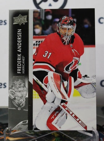 2021-22 UPPER DECK FREDERIK ANDERSEN # 533 CAROLINA HURRICANES NHL HOCKEY TRADING CARD