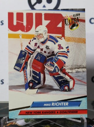 1992-93 FLEER ULTRA MIKE RICHTER # 142  NEW YORK RANGERS NHL HOCKEY CARD