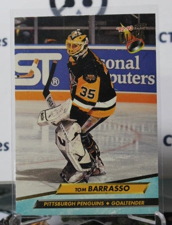1992-93 FLEER ULTRA TOM BARRASSO # 162 PITTSBURGH PENGUINS NHL HOCKEY CARD