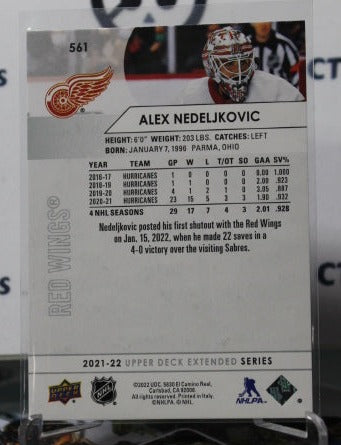 2021-22 UPPER DECK ALEX NEDELJKOVIC  # 561 DETROIT RED WINGS NHL HOCKEY CARD