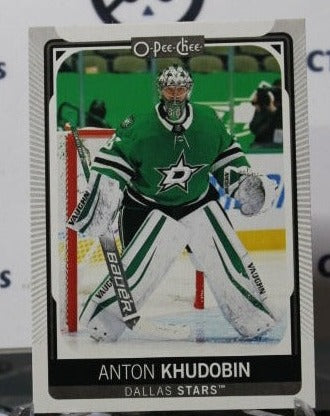 2021-22 O-PEE CHEE ANTON KHUDOBIN # 387 DALLAS STARS NHL HOCKEY CARD