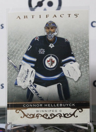 2021-22 UPPER DECK ARTIFACTS CONNOR HELLEBUYCK # 112 ROSE GOLD WINNIPRG JETS HOCKEY CARD