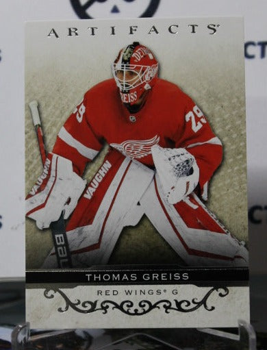 2021-22 UPPER DECK ARTIFACTS THOMAS GREISS # 43 SILVER DETROIT RED WINGS NHL HOCKEY TRADING CARD