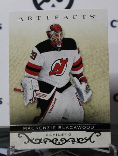 2021-22 UPPER DECK  ARTIFACTS MACKENZIE BLACKWOOD # 91 SILVER NEW JERSEY DEVILS  NHL HOCKEY TRADING CARD