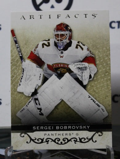 2021-22 UPPER DECK ARTIFACTS  SERGEI BOBROVSKY # 65 SILVER  FLORIDA PANTHERS HOCKEY CARD