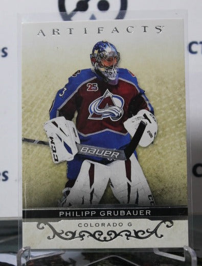 2021-22 UPPER DECK ARTIFACTS PHILIPP GRUBAUER # 93 SILVER COLORADO AVALANCHE  NHL HOCKEY TRADING CARD