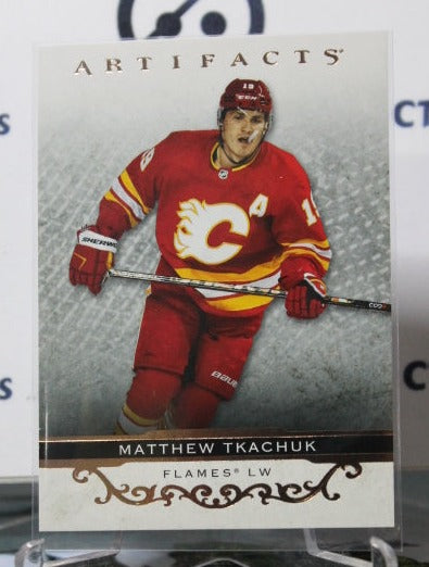 2021-22 UPPER DECK ARTIFACTS MATTHEW TKACHUK # 111 ROSE GOLD HOCKEY NHL CALGARY FLAMES  CARD