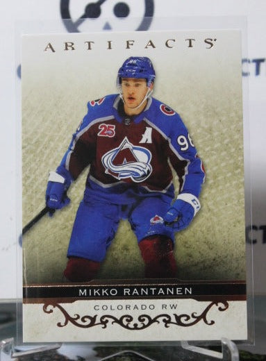 2021-22 UPPER DECK ARTIFACTS MIKKO RANTANEN # 85 ROSE GOLD COLORADO AVALANCHE  NHL HOCKEY TRADING CARD