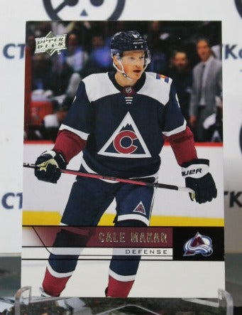 2021-22 UPPER DECK CALE MAKAR # T-19  COLORADO AVALANCHE  NHL HOCKEY TRADING CARD