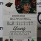 2021-22 UPPER DECK  CONNOR DEWAR # 702 YOUNG GUNS ROOKIE MINNESOTA WILD  NHL HOCKEY CARD