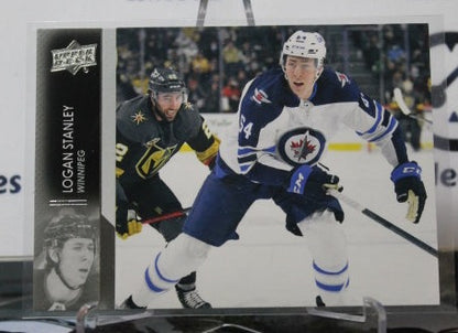 2021-22 UPPER DECK LOGAN STANLEY # 665 ROOKIE WINNIPRG JETS HOCKEY CARD