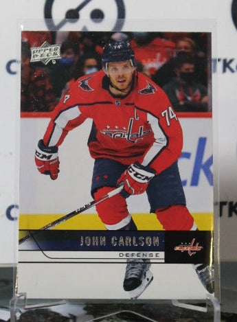 2021-22 UPPER DECK JOHN CARLSON # T-73 WASHINGTON CAPITALS NHL HOCKEY CARD