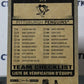 2021-22  O-PEE-CHEE  TEAM CHECKLIST # 573 PITTSBURGH PENGUINS NHL HOCKEY CARD