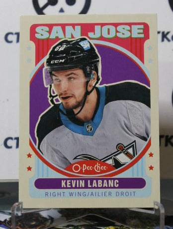 2021-22 O-PEE-CHEE KEVIN LABANC # 44 RETRO SAN JOSE SHARKS NHL HOCKEY CARD