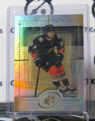 2021-22 UPPER DECK SPX MASON McTAVISH # SPX-23 ROOKIE ANAHEIM DUCKS NHL HOCKEY CARD