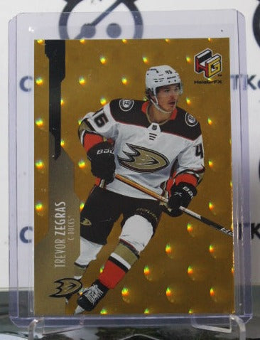 2021-22 UPPER DECK TREVOR ZEGRAS # HG-6 GOLD HOLOGrFX ROOKIE ANAHEIM DUCKS NHL HOCKEY CARD