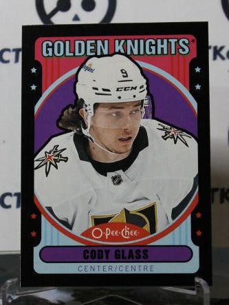 2021-22 O-PEE-CHEE CODY GLASS # 83 BLACK RETRO 097/100  NHL GOLDEN KNIGHTS HOCKEY CARD