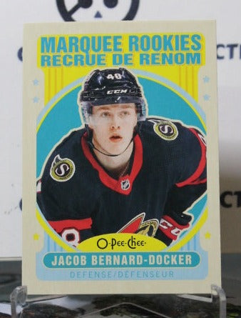 2021-22 O-PEE-CHEE JACOB BERNARD-DOCKER # 528 MARQUEE ROOKIE RETRO OTTAWA SENATORS NHL HOCKEY CARD