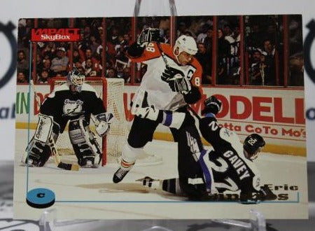 ERIC LINDROS # 97  IMPACT SKYBOX 1996-97 PHILADELPHIA FLYERS NHL HOCKEY TRADING CARD