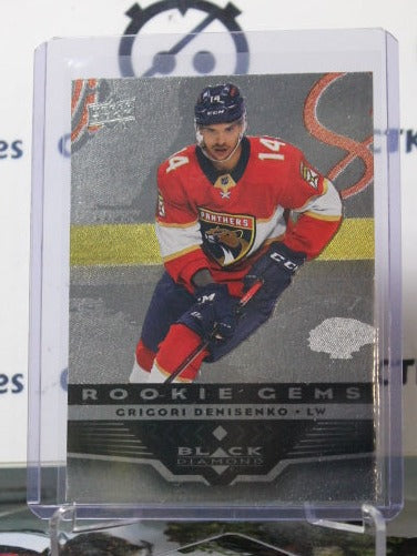 2021-22 UPPER DECK GRIGORI DENISENKO # BD-8 ROOKIE BLACK DIAMOND  FLORIDA PANTHERS HOCKEY CARD