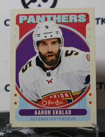 2021-22 O-PEE-CHEE AARON EKBLAD # 57 RETRO FLORIDA PANTHERS NHL HOCKEY CARD