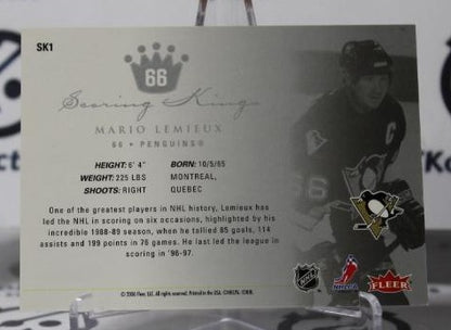 MARIO LEMIEUX # SK1 SCORING KING  FLEER ULTRA  2005-06 PITTSBURGH PENGUINS NHL HOCKEY TRADING CARD