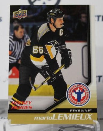 MARIO LEMIEUX # HCD12 UPPER DECK 2008-09 PITTSBURGH PENGUINS NHL HOCKEY TRADING CARD