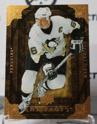 2008-09 UPPER DECK ARTIFACTS MARIO LEMIEUX # 20   PITTSBURGH PENGUINS NHL HOCKEY TRADING CARD