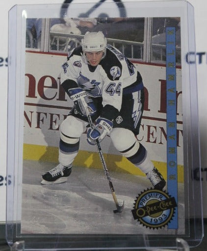 1992-93  O-PEE-CHEE PREMIER ROMAN HAMRLIK # 2 TOP ROOKIE TAMPA BAY LIGHTNING HOCKEY CARD