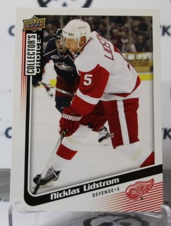 NICKLAS LIDSTROM # 200 UPPER DECK  2009-10 DETROIT RED WINGS NHL HOCKEY TRADING CARD