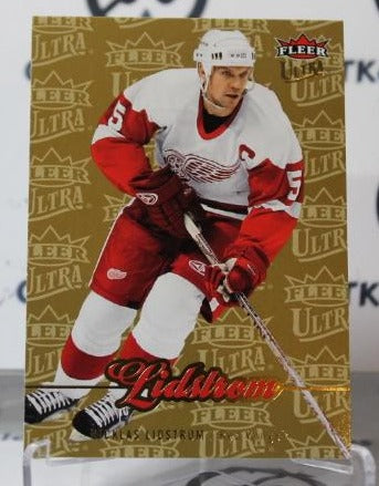 NICKLAS LIDSTROM # 126 FLEER ULTRA  2007-08 DETROIT RED WINGS NHL HOCKEY TRADING CARD