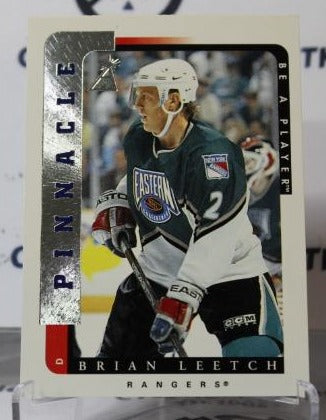 BRIAN LEETCH # 55 PINNACLE 1996-97 NEW YORK RANGERS NHL HOCKEY TRADING CARD